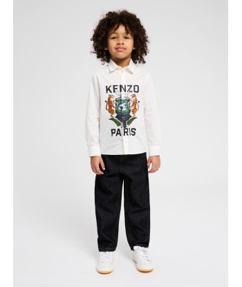 KENZO Kids Denim Trousers in Black vous aussi creer 