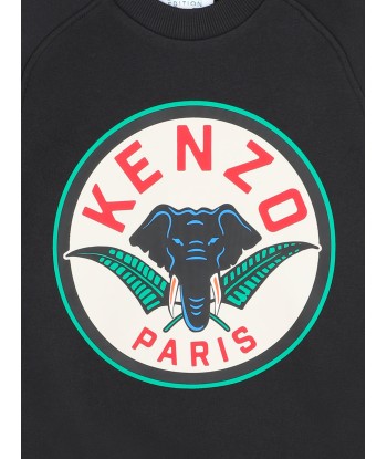 KENZO Boys Elephant Logo Sweatshirt in Grey de technologie