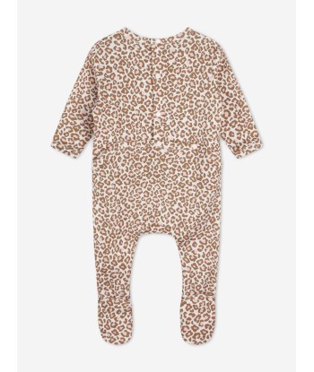 KENZO Baby Girls Leopard Babygrow in Pink 50% de réduction en Octobre 2024