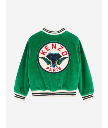 KENZO Boys Zip Up Jacket in Green 2 - 3 jours ouvrés.