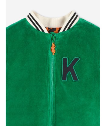 KENZO Boys Zip Up Jacket in Green 2 - 3 jours ouvrés.