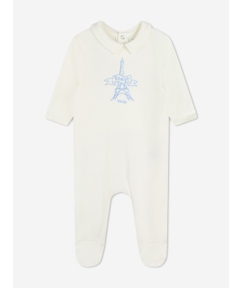 KENZO Baby Boys Paris Babygrow Set in Blue (2 Pack) de pas cher