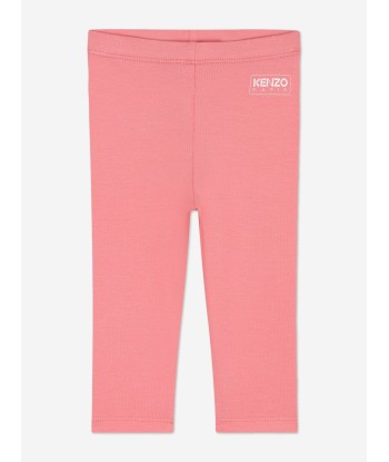 KENZO Baby Girls Logo Leggings in Pink online