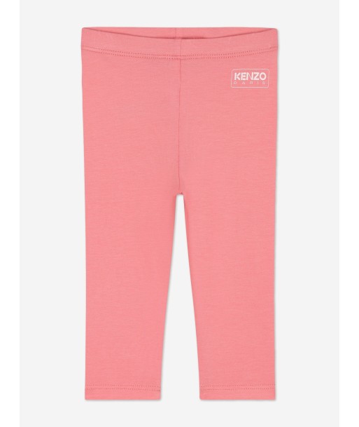 KENZO Baby Girls Logo Leggings in Pink online