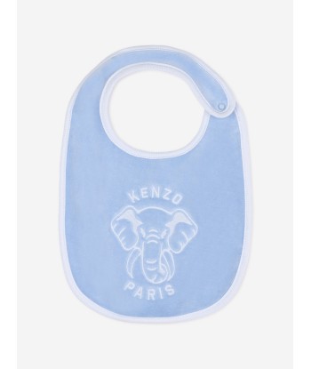 KENZO Baby Elephant Babygrow Gift Set in Blue 2023