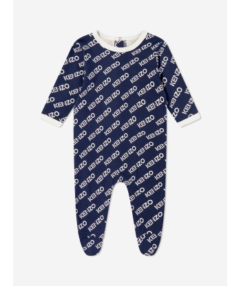 KENZO Baby Logo Babygrow Set in Ivory (2 Pack) Les magasins à Paris