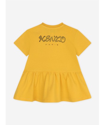 KENZO Baby Girls Kotora Jersey Dress in Yellow prix