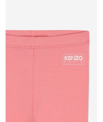 KENZO Baby Girls Logo Leggings in Pink online