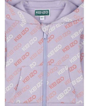 KENZO Baby Girls Logo Tracksuit in Purple Comment ça marche