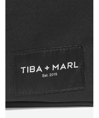 Tiba + Marl Baby The Canvas Organiser Caddy in Black (26cm) de la marque