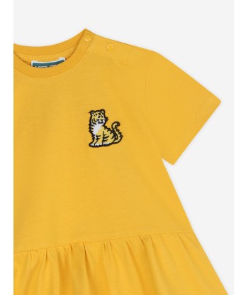 KENZO Baby Girls Kotora Jersey Dress in Yellow prix