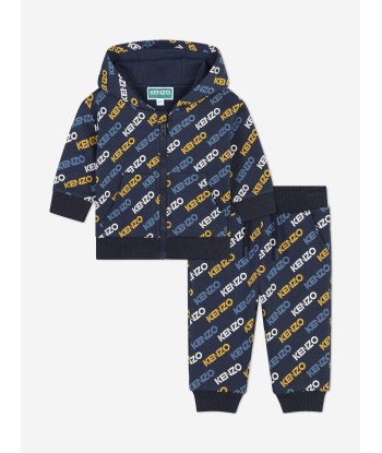 KENZO Baby Boys Logo Tracksuit in Navy de la marque