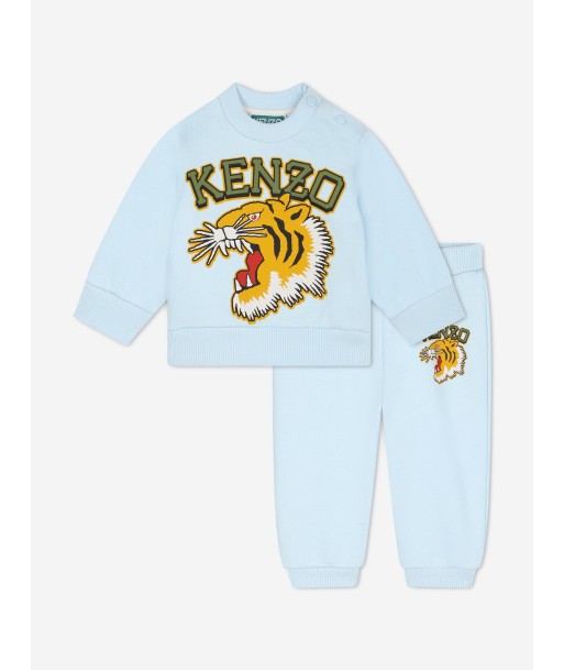 KENZO Baby Boys Tiger Logo Tracksuit in Blue suggérées chez