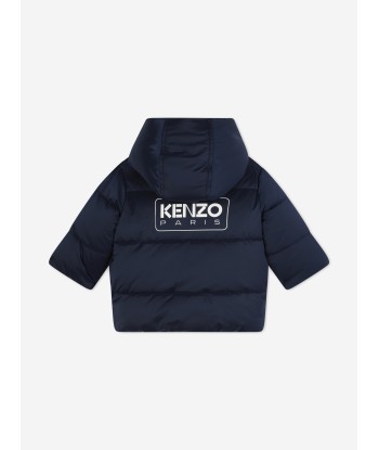 KENZO Baby Boys Reversible Puffer Jacket in Navy acheter en ligne