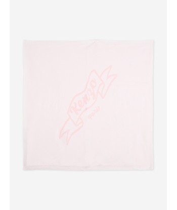 KENZO Baby Girls Logo Blanket in Pink Comment ça marche