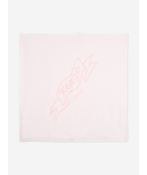 KENZO Baby Girls Logo Blanket in Pink Comment ça marche