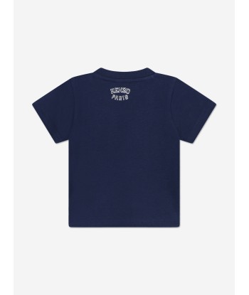 KENZO Baby Boys Tiger Logo T-Shirt in Navy Par le système avancé 