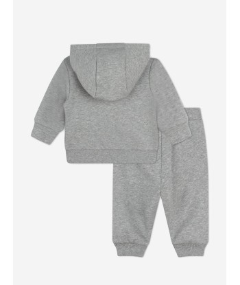 KENZO Baby Boys Elephant Logo Tracksuit in Grey Venez acheter