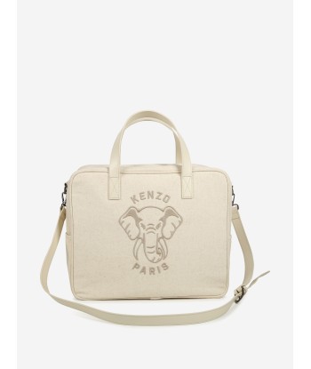 KENZO Baby  Elephant Changing Bag in Ivory (37cm) en stock