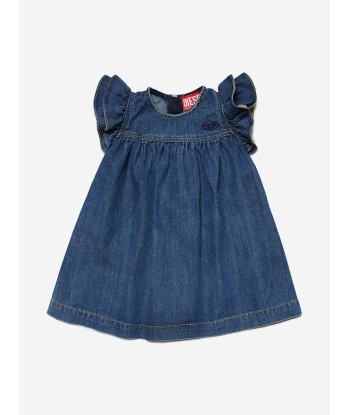 Diesel Baby Girls Denim Smock Dress in Blue ouvre sa boutique