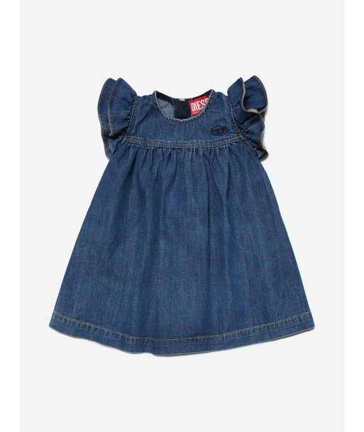 Diesel Baby Girls Denim Smock Dress in Blue ouvre sa boutique