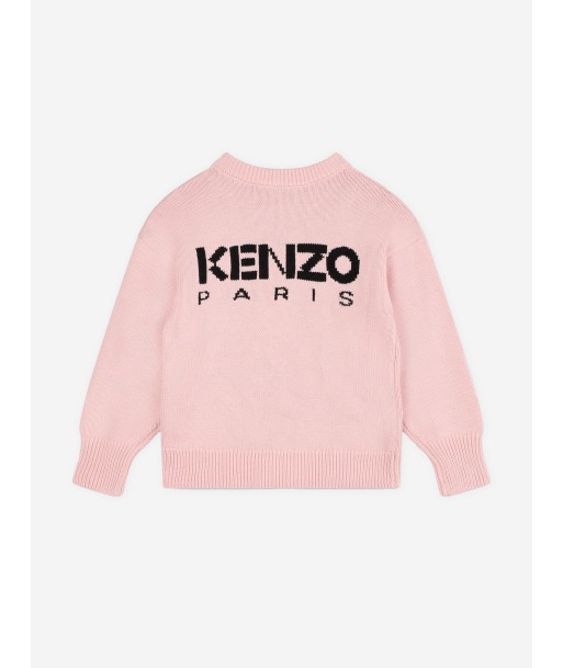 KENZO Girls Boke Flower Jumper in Pink Les magasins à Paris