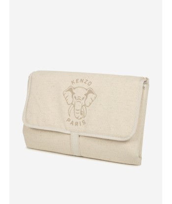 KENZO Baby  Elephant Changing Bag in Ivory (37cm) en stock