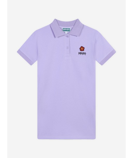 KENZO Girls Boke Flower Polo Dress in Purple s'inspire de l'anatomie humaine