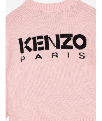 KENZO Girls Boke Flower Jumper in Pink Les magasins à Paris