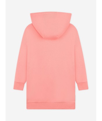 KENZO Girls Elephant Hooded Sweater Dress in Pink s'inspire de l'anatomie humaine