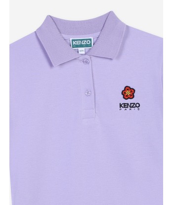 KENZO Girls Boke Flower Polo Dress in Purple s'inspire de l'anatomie humaine