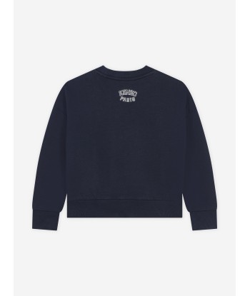 KENZO Girls Tiger Logo Sweatshirt in Navy 2 - 3 jours ouvrés.