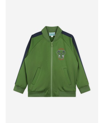 KENZO Kids Elephant Track Jacket in Green vente chaude votre 