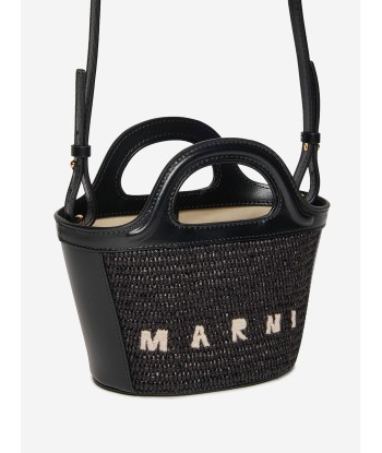 MARNI Girls Tropicalia Micro Bag in Black (21cm) s'inspire de l'anatomie humaine