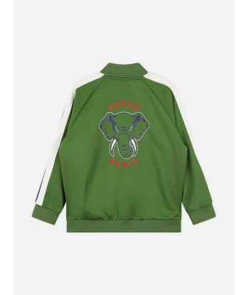 KENZO Kids Elephant Track Jacket in Green vente chaude votre 