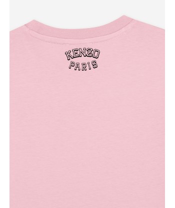 KENZO Girls Tiger Logo T-Shirt in Pink Le MVP de beaucoup