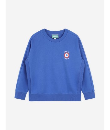 KENZO Boys Logo Sweatshirt in Blue france