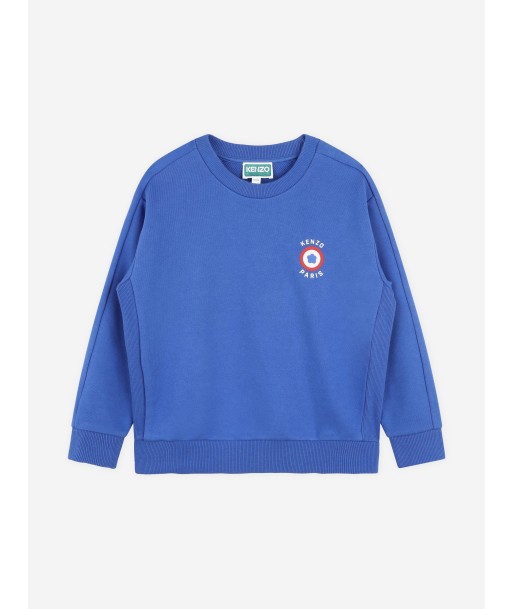 KENZO Boys Logo Sweatshirt in Blue france