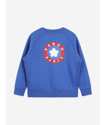 KENZO Boys Logo Sweatshirt in Blue france