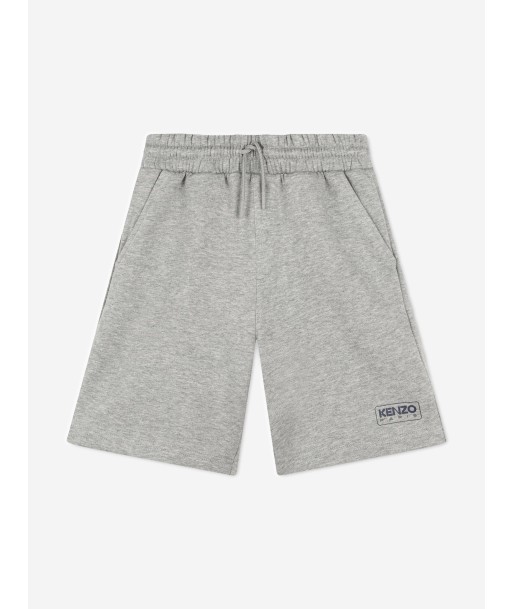 KENZO Boys Logo Bermuda Shorts in Grey du meilleur 