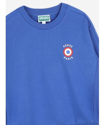 KENZO Boys Logo Sweatshirt in Blue france