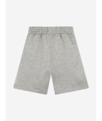 KENZO Boys Logo Bermuda Shorts in Grey du meilleur 