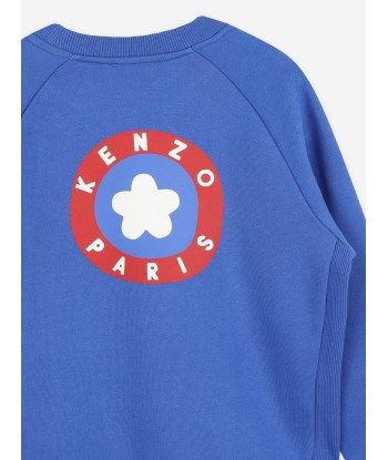 KENZO Boys Logo Sweatshirt in Blue france