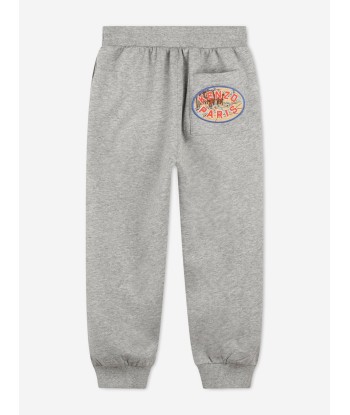 KENZO Kids Logo Joggers in Grey Les êtres humains sont 