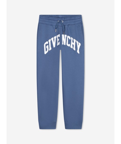 Givenchy Boys Logo Joggers in Blue Fin de série