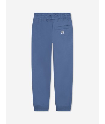 Givenchy Boys Logo Joggers in Blue Fin de série