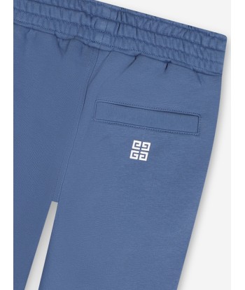 Givenchy Boys Logo Joggers in Blue Fin de série