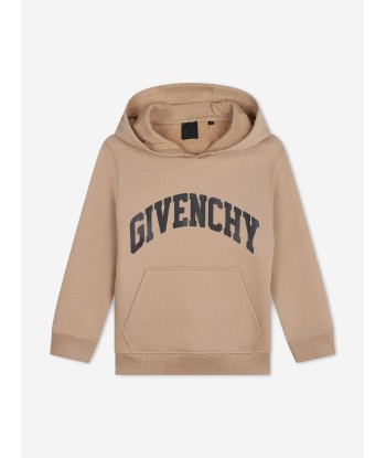 Givenchy Boys Logo Hoodie in Beige Comment ça marche