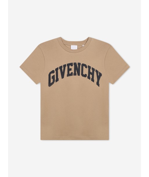 Givenchy Boys Logo Print T-Shirt in Beige online