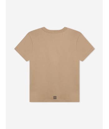 Givenchy Boys Logo Print T-Shirt in Beige online